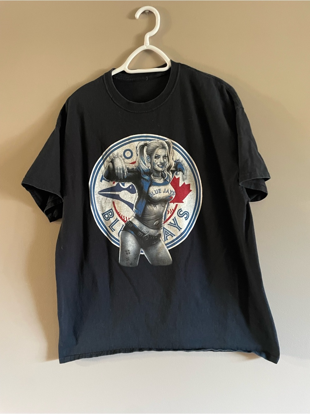 Black Toronto Blue Jays Graphic Crewneck T-Shirt